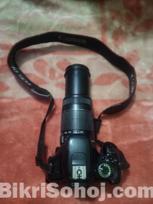 Canon 600D With 55-250 Zoom Lens+ 18-55 KIt Lens